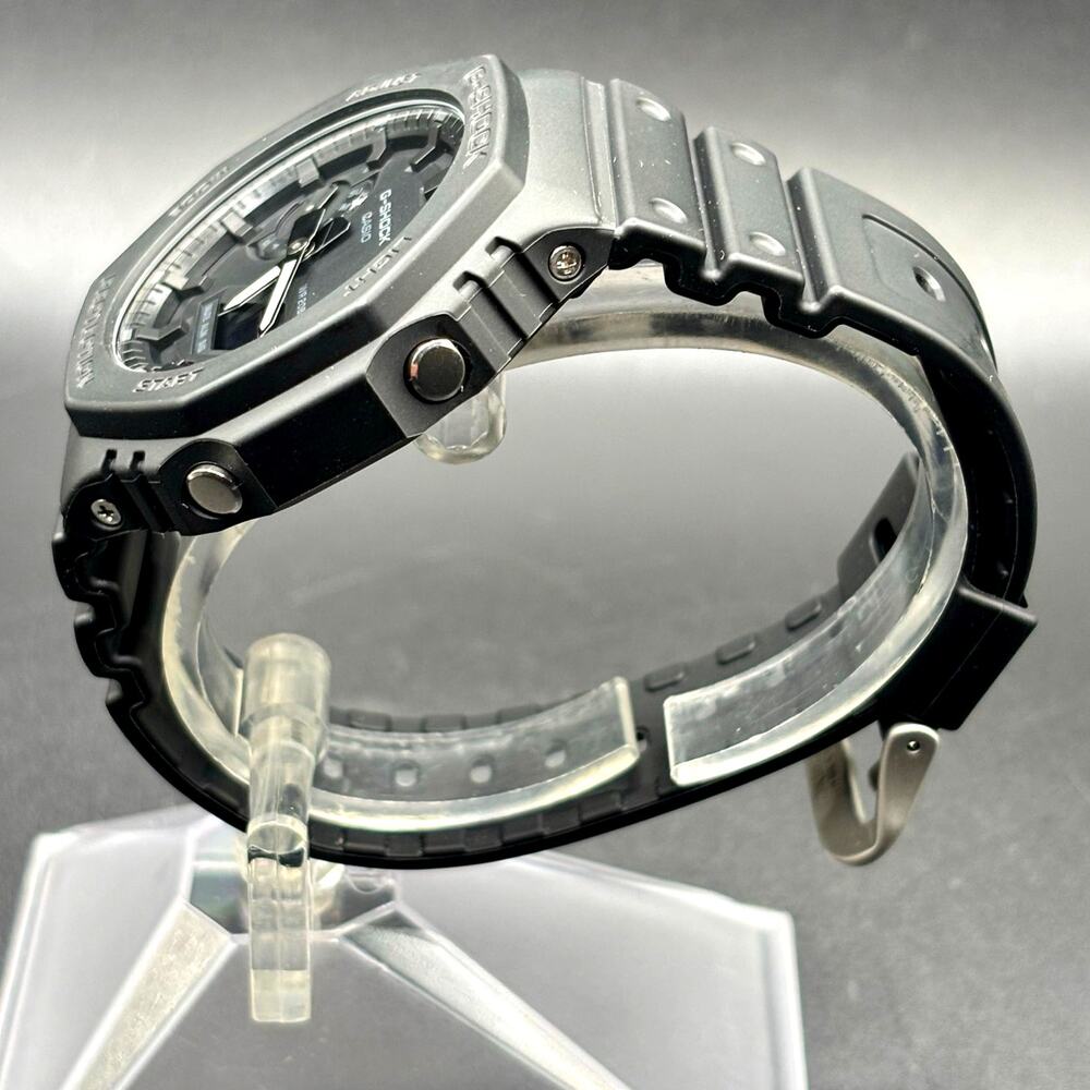 Casio G-Shock GA-2100-1A1 Monochrome Black Carbon Core Guard CasiOak Watch NIB - Picture 10 of 17